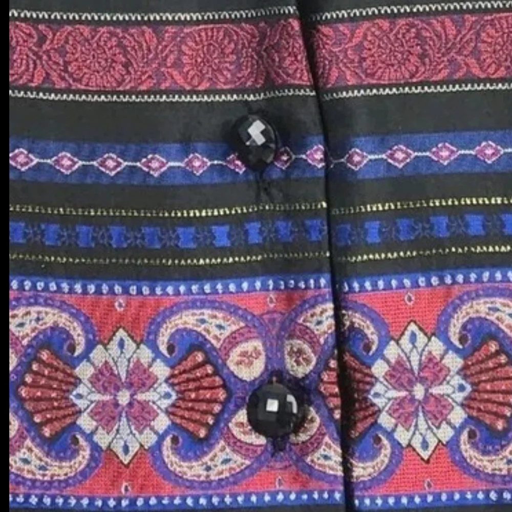 Talbots Multicolor Patterned Jacket - Picture 3 of 8